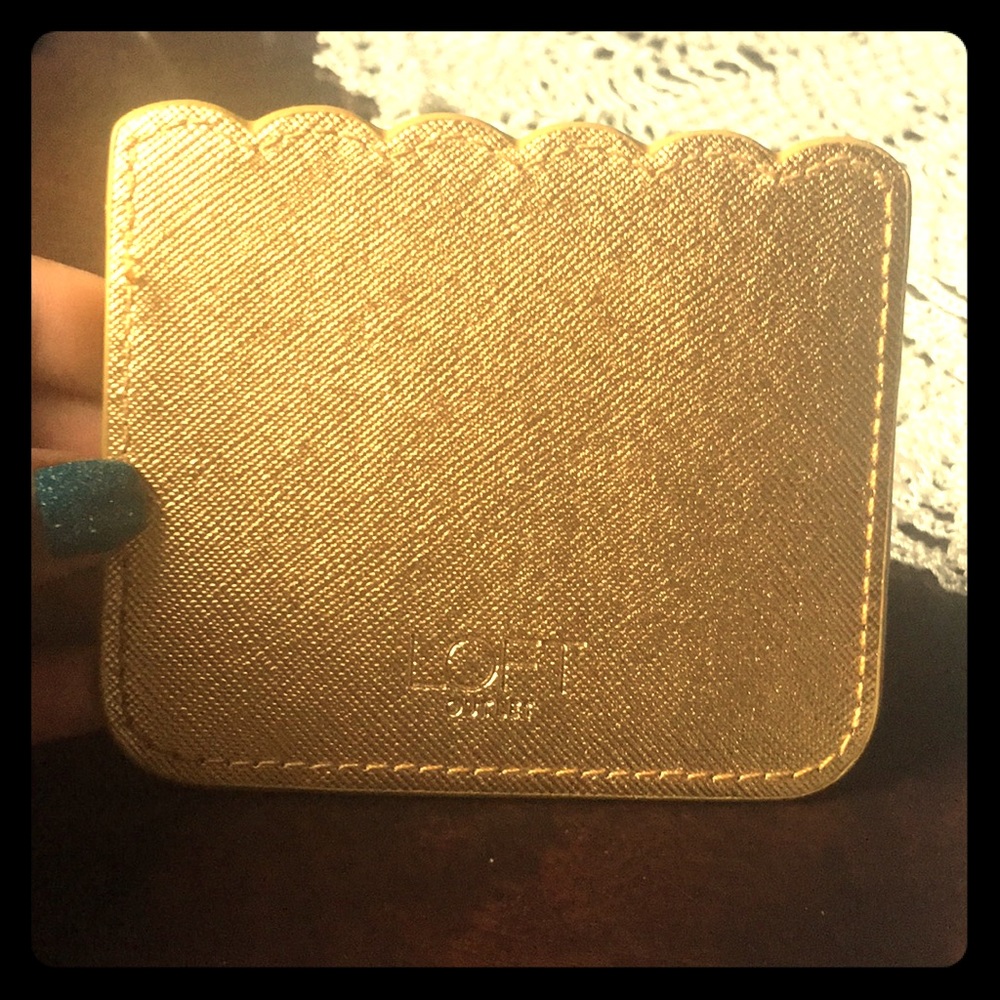 Loft vegan leather card holder